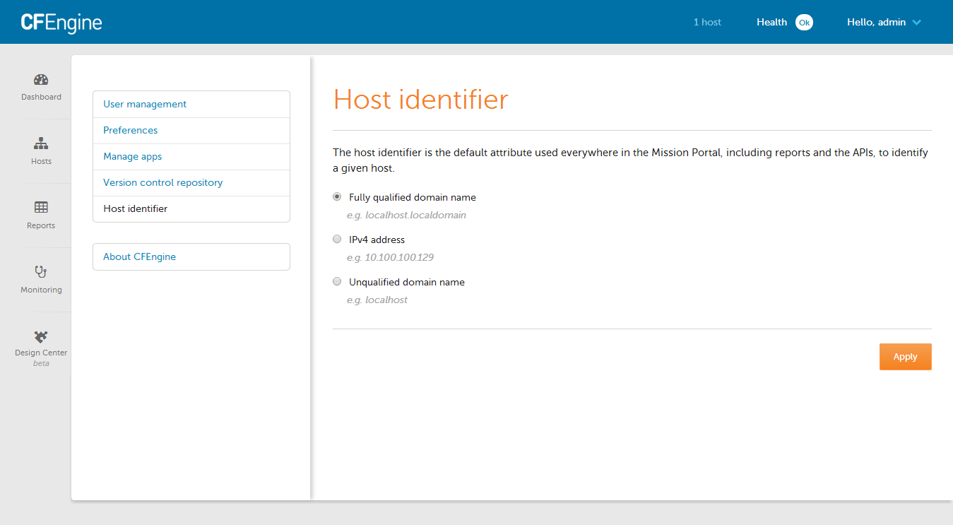 Host Identifier