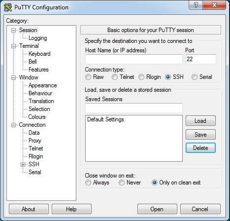 The Puttygen Interface