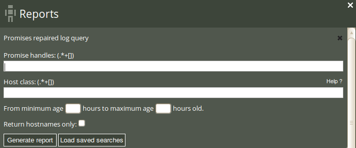 Promises repaired log query